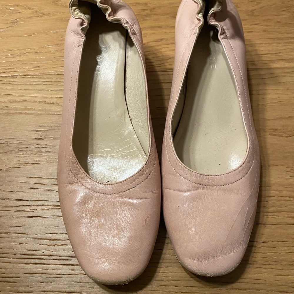 Everlane Blush Pink Leather Day Heel